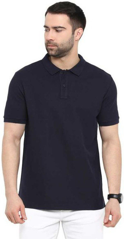 printbharat Solid Men & Women Polo Neck Red T-Shirt