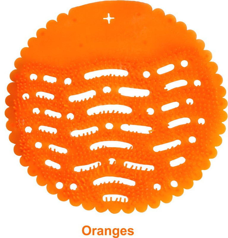 freshthink Urinal Screen Orange Mat Toilet Cleaner(1 Wipes)