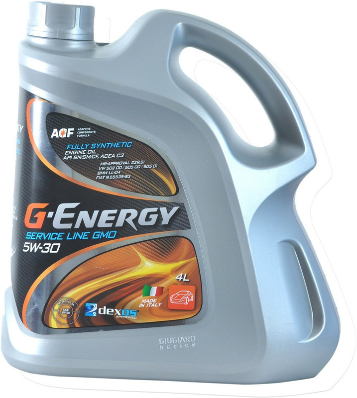 gazpromneft 5W30 API-SN/CF ACEA-C3 DEXOS-2 G-ENERGY 5W30 FULLY SYNTHETIC Synthetic Motor Oil(4 L)