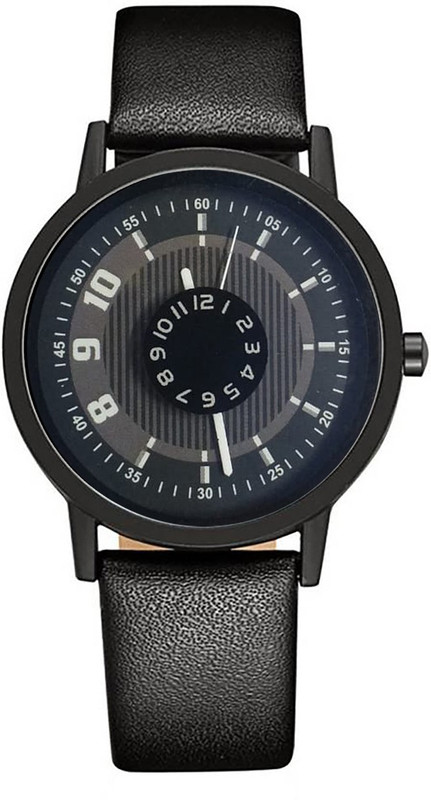 happy Round Round Analog Watch  - For Men
