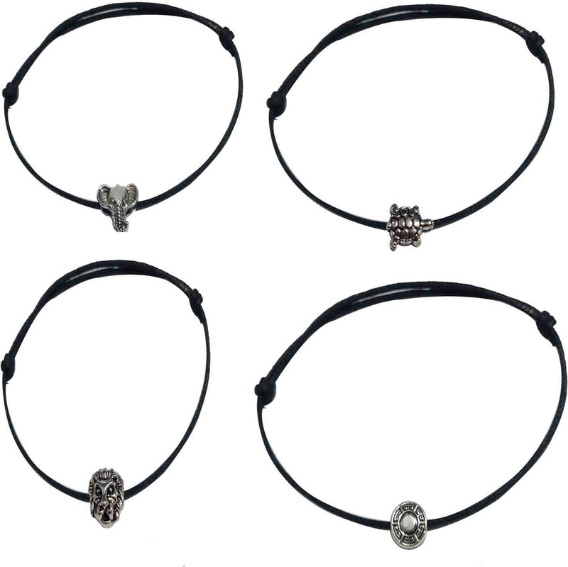 gurjari Thread Anklet set of 4 best Cotton Dori Anklet(Pack of 4)