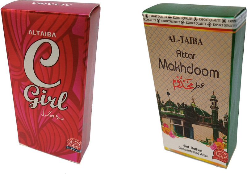 Altaiba C Girl 6ml and Makhdoom 6ml Combo Pack Attar Floral Attar(Floral)