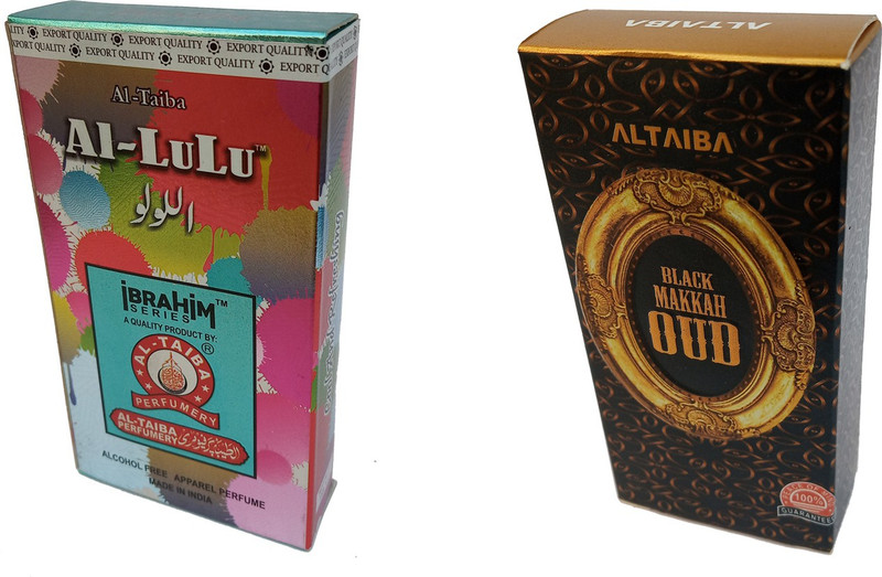 Altaiba Al Lulu 6ml and Black Makka Oud 6ml Combo Pack Attar Floral Attar(Floral)