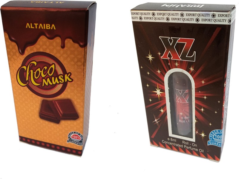 Altaiba Choco Musk 6ml and XZ 8ml Combo Pack Attar Floral Attar(Floral)