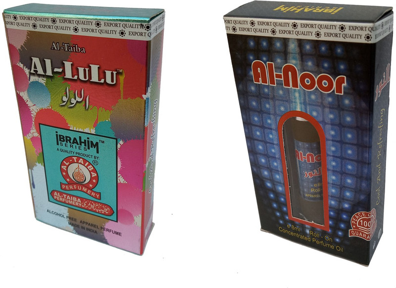 Altaiba Al Lulu 6ml and Al Noor 8ml Combo Pack Attar Floral Attar(Floral)