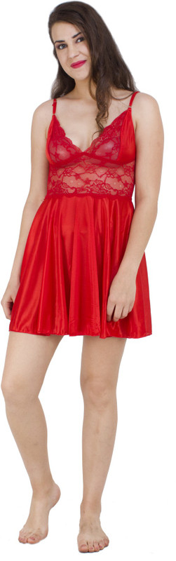 muquam Solid Babydoll