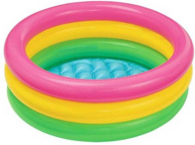 RIDDHI SIDDHI 2FT BABY BATH TUB POOL FOR KIDS Inflatable Swimming Pool(Multicolor)