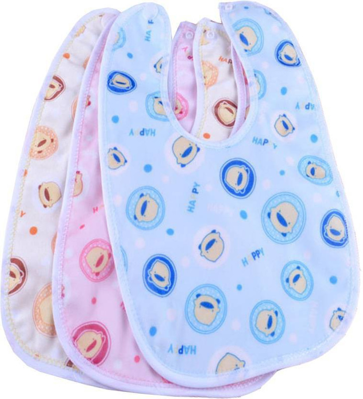 Pank-Smith Baby Bibs, Apron Super Fast Dry-Waterproof, Super Soft & Pure Cotton(Mulicolor)