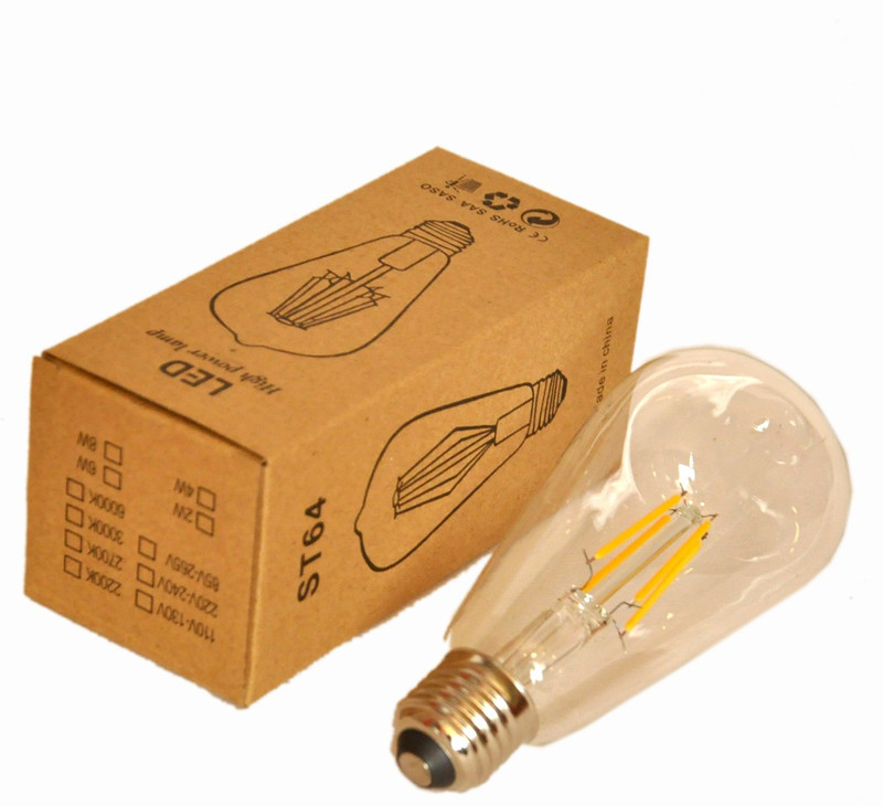 new raipuria light 4 W Round E27 LED Bulb(Yellow)