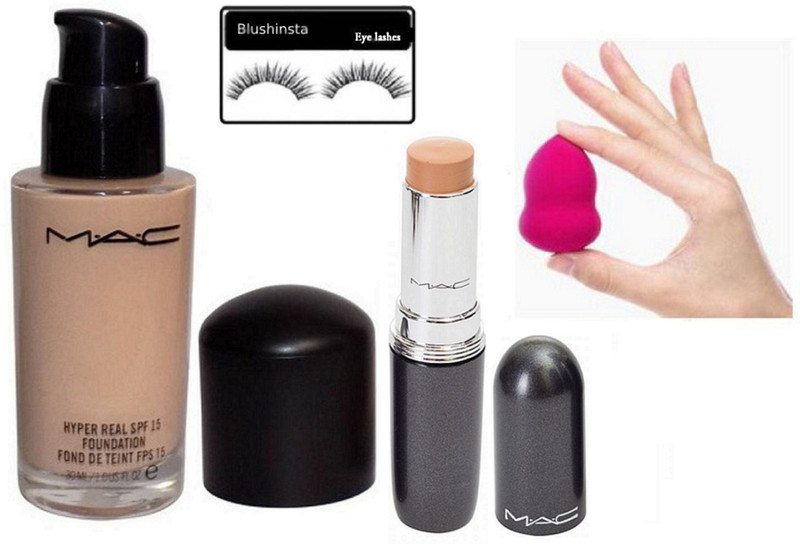 blushinsta combo set of make up kit(4 Items in the set)