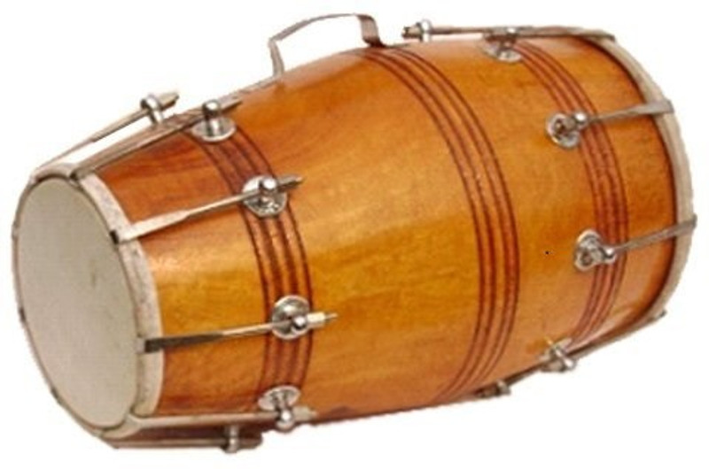 indain musical djhfjdg Nut & Bolts Dholak(Multicolor)