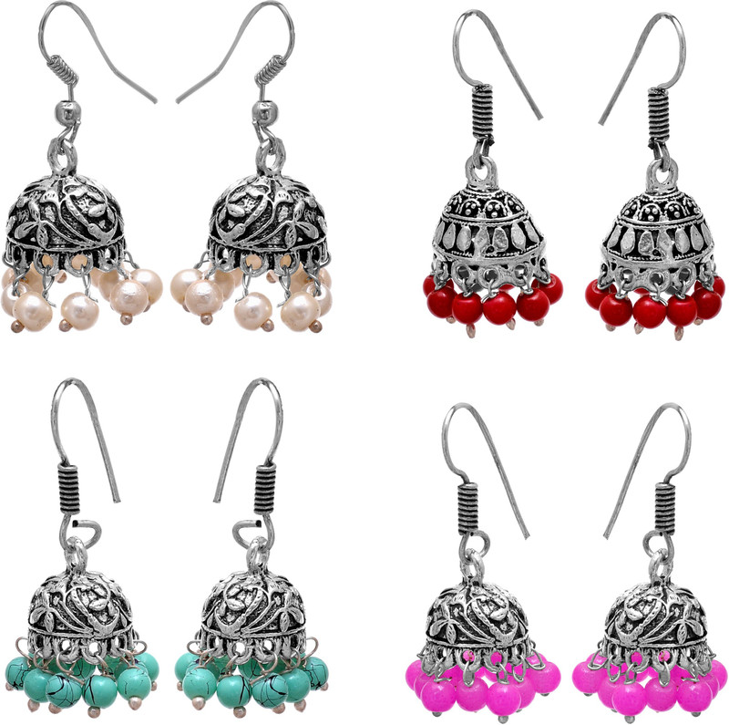 mohit jewellers combo pack of four pair Alloy Earring Set