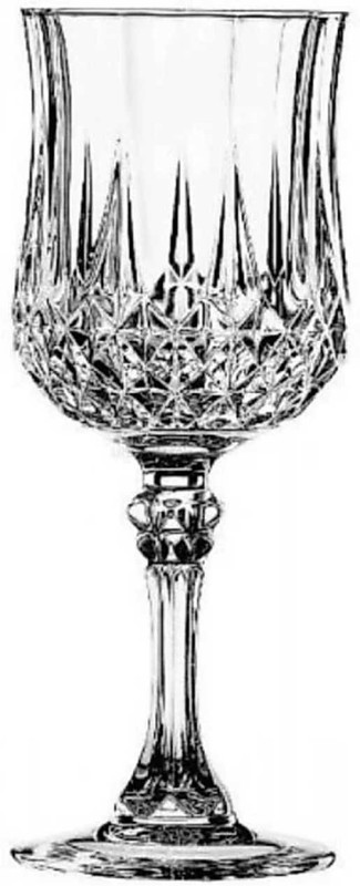 heydigit Crystal Wine Glass set (Glass, 220 ml, Clear, Pack of 6) Glass Set(Glass, 220 ml, Clear, Pack of 1)