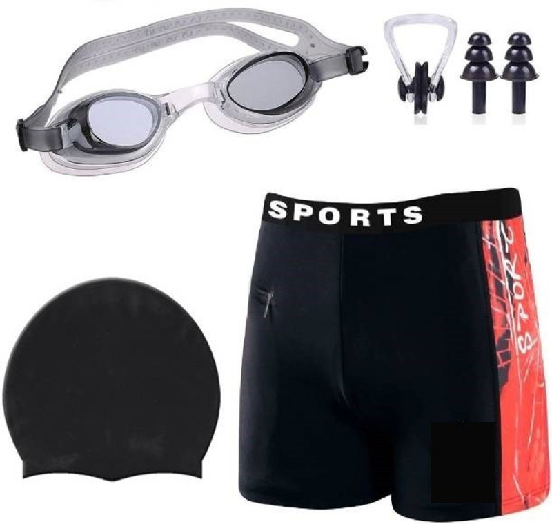 KSS swimming kit cap ,googles ,ear plugs ,trunks CB-1 Swimming Kit
