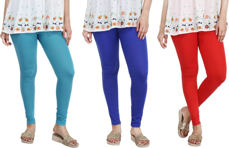 tilak mart Churidar  Legging(Multicolor, Solid)