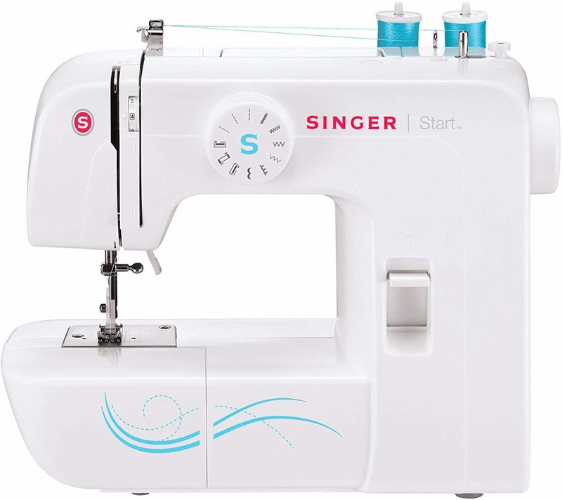 Singer 1304 Start Sewing Machine with 6 Built-In Stitches Electric Sewing Machine( Built-in Stitches 6)