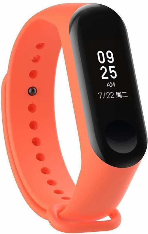 blare Fitness Band(Orange Strap, Size : Free Size)