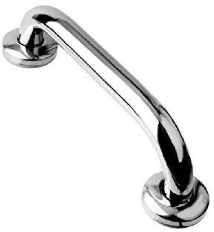 Garbnoire Grab Bar for Bathroom & Bathtub Wall Mounted Safety Hand Support Rail - Balance Handle - Size (8" inch) Silver Towel Holder(Stainless Steel)
