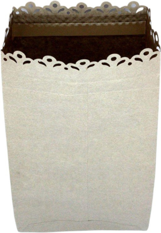 stratum Super Strong (Eco-friendly) 25 X 17 X 5 cm Pack of 50 Grocery Bags(Beige)