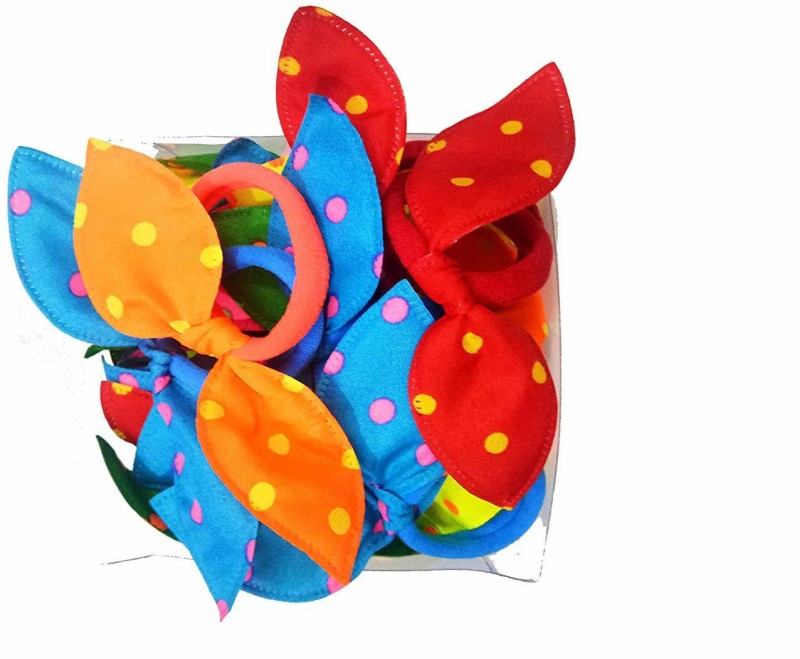 Buy styling fashion Girl's Rabbit Ear Hair Tie Rubber Bands Style Ponytail  Holder (Multi colour) 6 Pieces Rubber Band(Multicolor) Online at  desertcartSeychelles