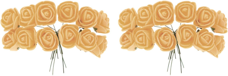 glan Small Rose Flower Hair Accessories For Women And Girls Hair Pin(Gold)