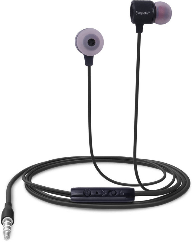 united gold UGHF-04 Wired Headset with Mic(White, Black, In the Ear)