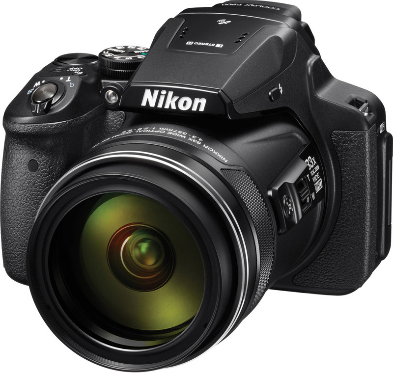 Nikon Coolpix P900 16.0MP Point and Shoot Camera (Black) with 83x Optical Zoom, Card and Camera Case(16 MP, 83 Optical Zoom, 4x Digital Zoom, Black)