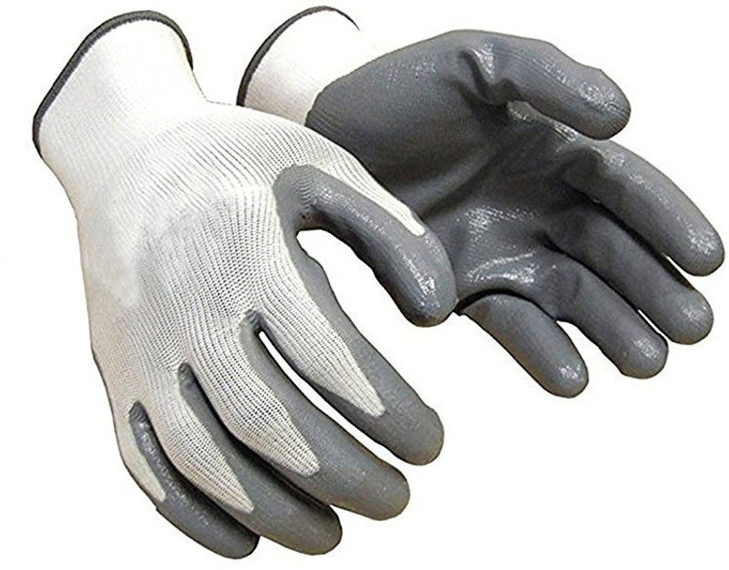 yiking Anti Cut Hand Gloves pvc cotted 24 frontier Nylon  Safety Gloves(24)
