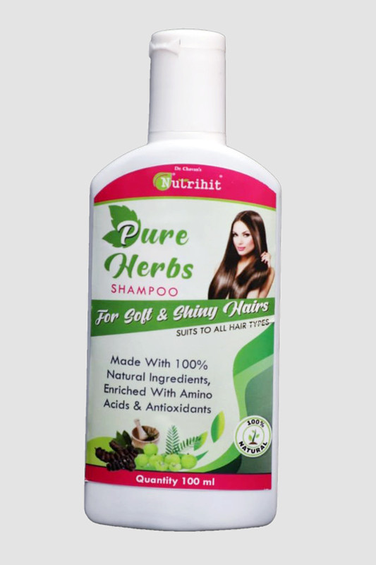 dr chavans nutrihit PURE HERBS SHAMPOO(100 ml)