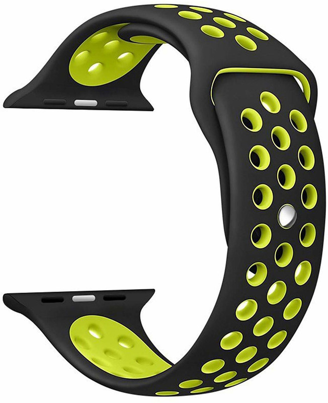 teple Watch strap for 40mm Series 1,2,3 (Black yellow) Smart Watch Strap(Black, Yellow)