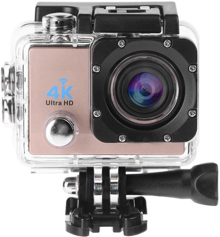 BERRIN 4K Action Camera With Good Quality Sports and Action Camera(Gold, 16 MP)