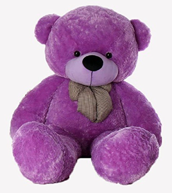 shiva soft toys 3 feet Purple color very beautiful valentine & birthday gift  - 91.85 cm(Purple)