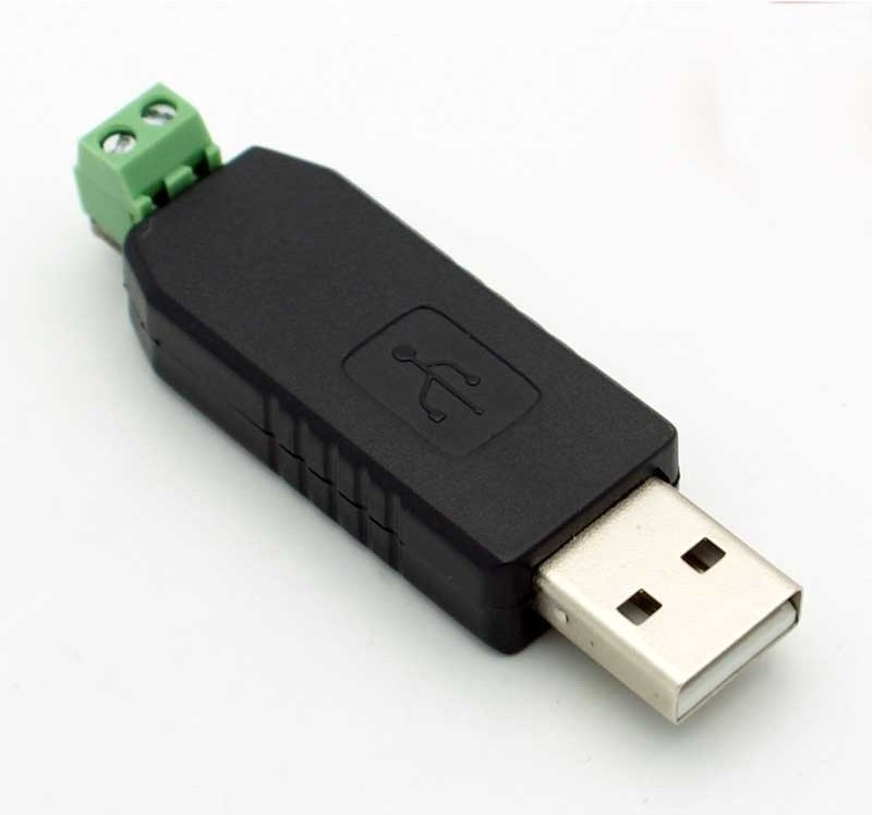 robokitshop USB TO RS485 CONVERTER ADAPTER SUPPORTS WIN7 XP VISTA LINUX MAC OS USB Adapter(Black)
