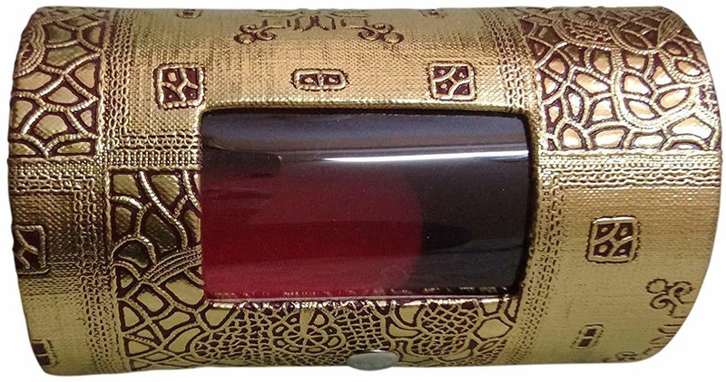 paru craft Women's Metal Hard Paper Board Bangle Box Women's Metal Hard Paper Board Bangle Box (Golden) Vanity Box Vanity Box (Golden) Vanity Box(golden)
