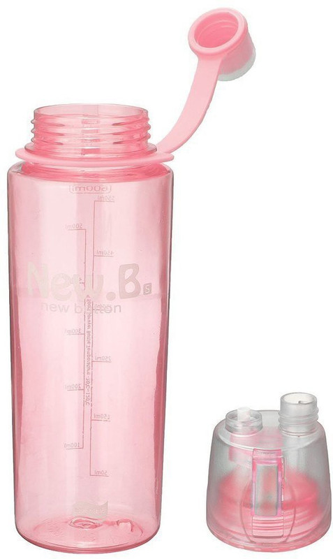 shreearadhya New B Outdoor Cycling Camping Hiking for Man & Women 600 ml Sipper(Pack of 1, Pink)