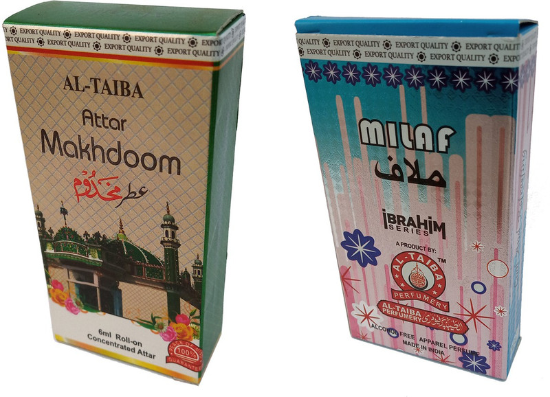 Altaiba Makhdoom 6ml and Milaf 8ml Combo Pack Attar Alcohol Free Pack of 2 Floral Attar(Floral)