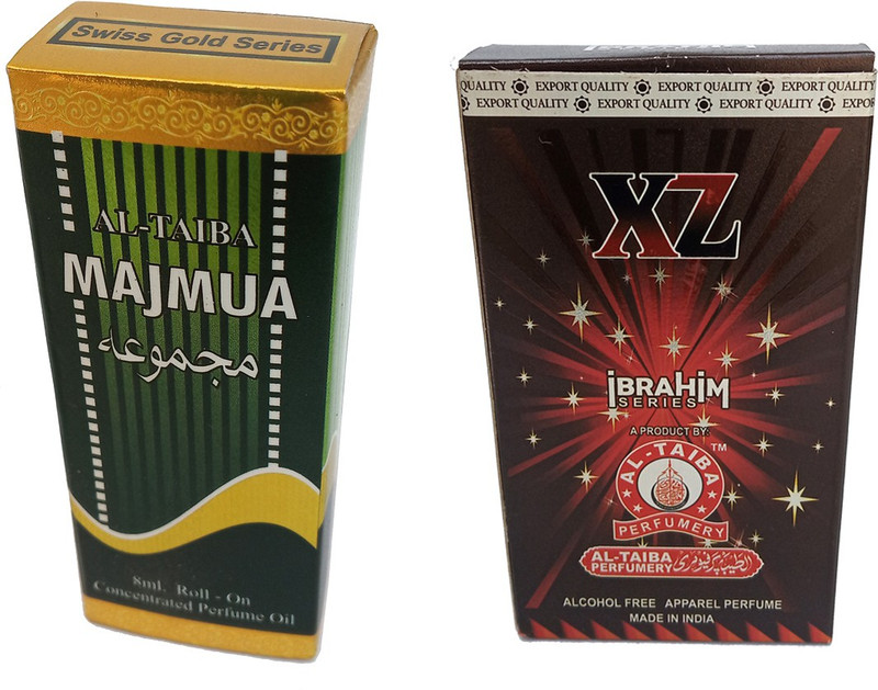 Altaiba Majmua 8ml and XZ 8ml Combo Pack Attar Alcohol Free Pack of 2 Floral Attar(Floral)