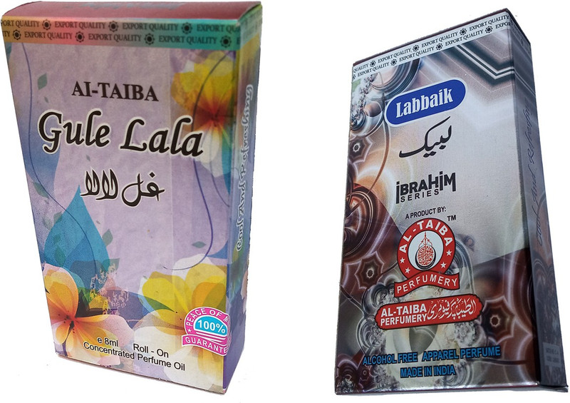 Altaiba Gule Lala 8ml and Labbaik 8ml Combo Pack Attar Floral Attar(Floral)