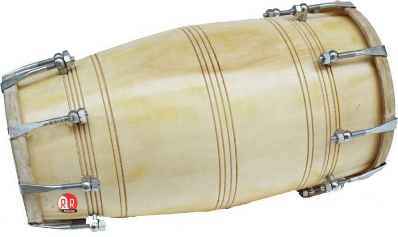 RR Musical RR MUSICALS S036 Nut & Bolts Dholak(Clear)