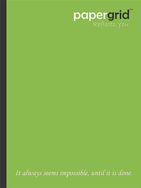 papergrid A4 Notebook(Single line Note book, Red, Green, Blue, Orange, Yellow, Pack of 6)