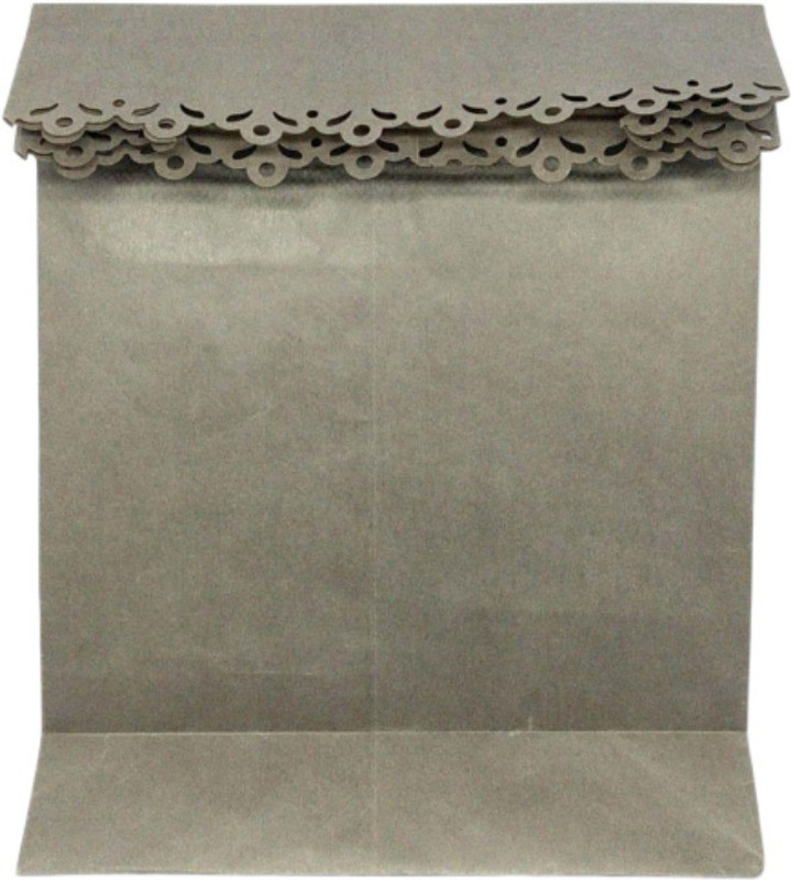 stratum Super Strong (Eco-friendly) 23.5 X 15.5 X 7 cm Pack of 50 Grocery Bags(Beige)