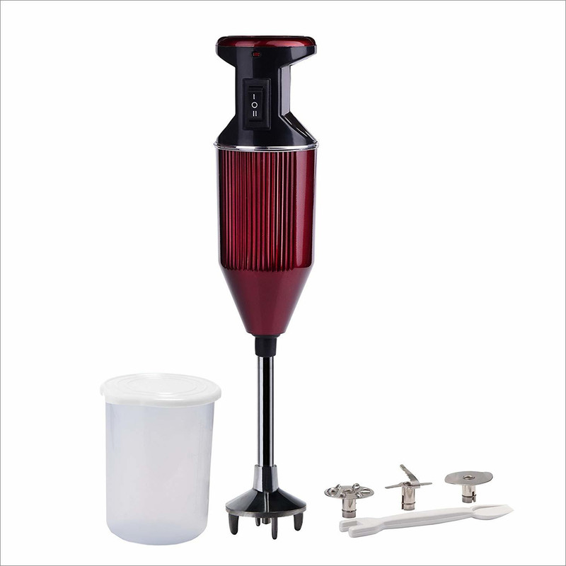 kingmix K_Turbo Red NA 250 Hand Blender(Silver)
