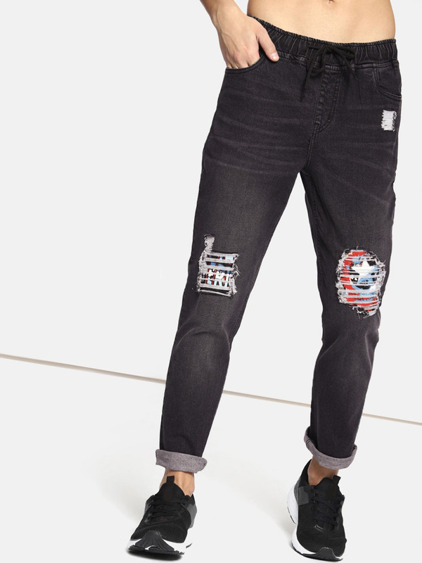 Buy Kook N Keech Slim Men Black Jeans 