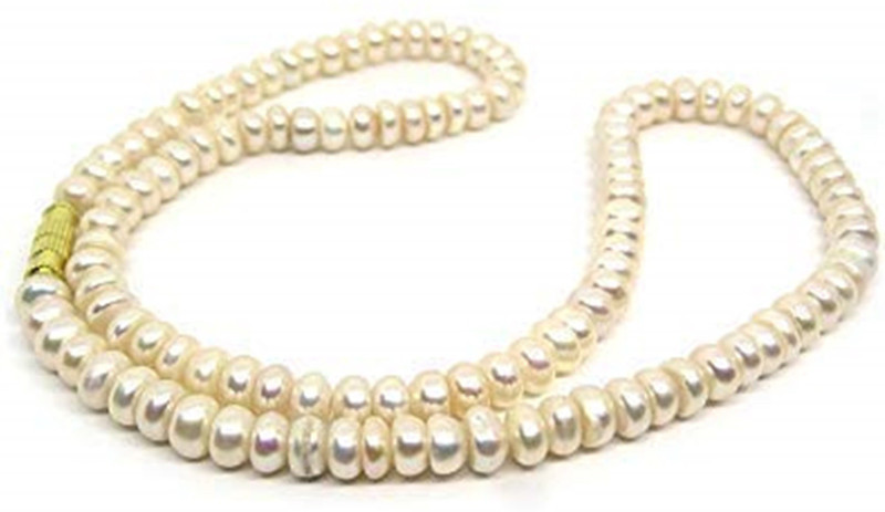 shahinpearlmart pearl necklace Pearl,  Mother of Pearl, Silk Dori Necklace Set