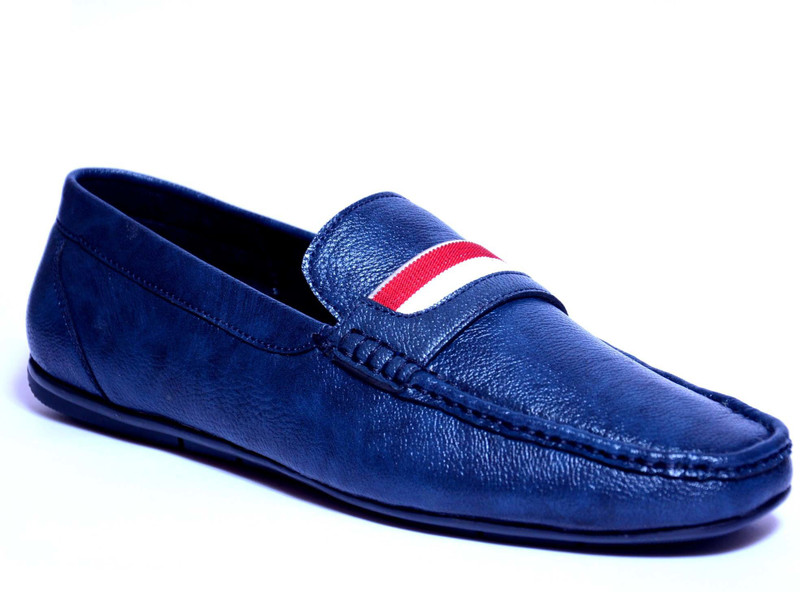 singing bird RR8 Loafers For Men(Blue)