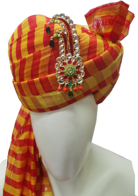 sharma safa sherwani Striped Pagri