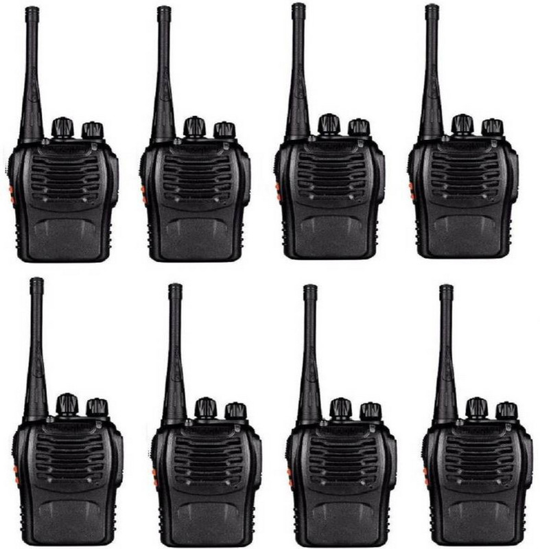 Baofeng (Pack of 8) UHF 400-470MHz 5W TOT Two Way Radio Transceiver Interphone Walkie Talkie(Black) Baofeng (Pack of 8) UHF 400-470MHz 5W TOT Two Way Radio Transceiver Interphone Walkie Talkie(Black)
