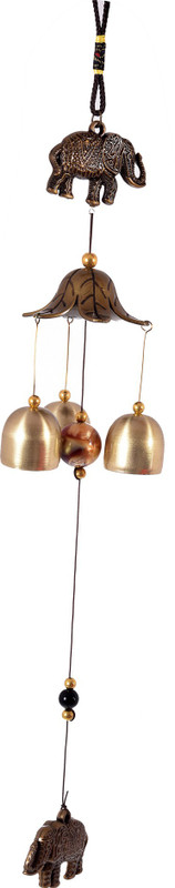 smile4ever Wind chim for wall hanging Brass Windchime(16 inch, Gold, Brown)