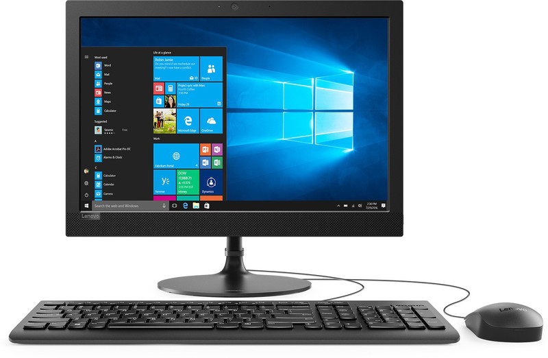 Lenovo Ideacentre 330 Celeron Dual Core (4 GB DDR4/1 TB/Windows 10 Home/19.5 Inch Screen/AIO 330 20IGM)(Black, 3.9 kg)