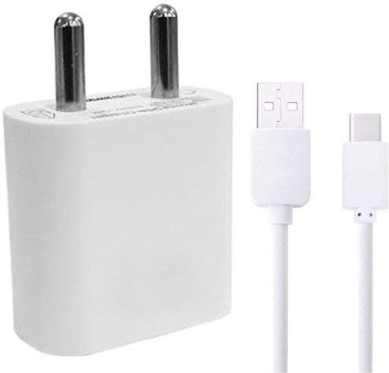 jx2 Type C wall charger Mobile Charger(White, Cable Included)